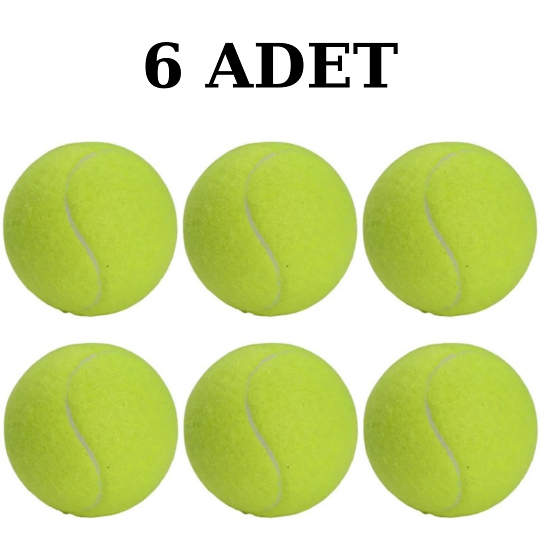 Patili Oyuncaklar 5 cm Tenis Topu ( 6 Adet )